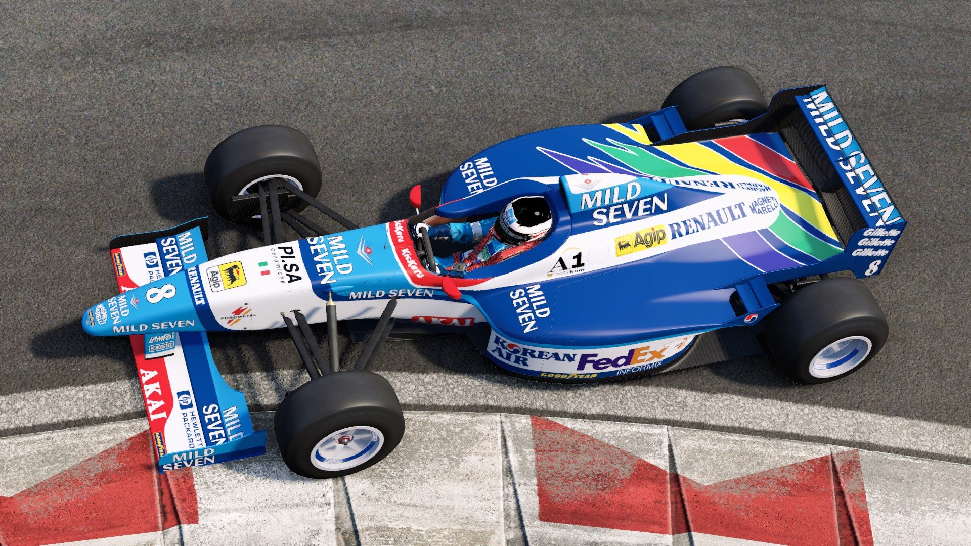 ams2 f1 1997 benetton berger