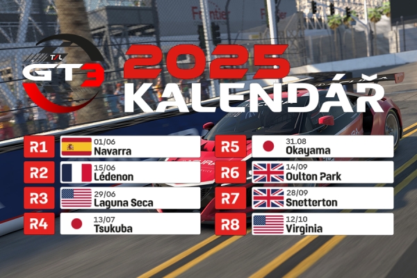 Zveřejněn oficiální kalendář šampionátu TSL GT3 Series pro sezónu 2025